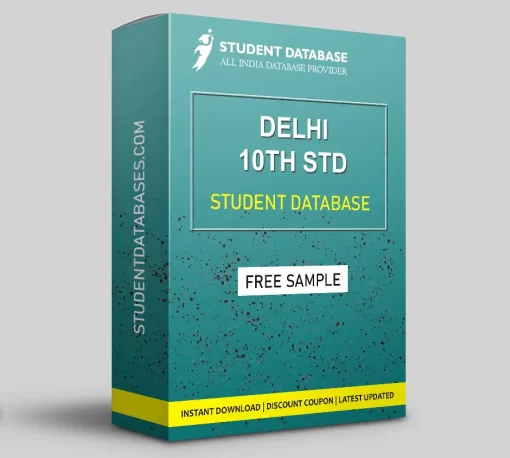 Delhi 10th Standard Student Database 2023