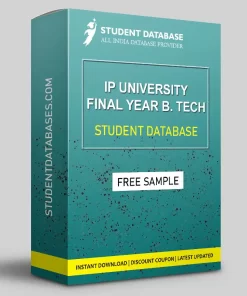 IP University Final Year B. Tech Student Database 2023