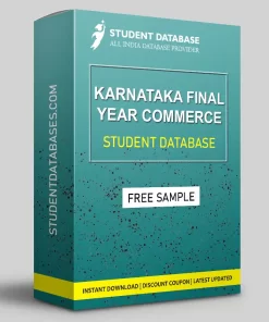 Karnataka Final Year Commerce Student Database 2023