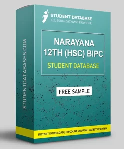 Narayana 12th (HSC) BIPC Student Database 2023