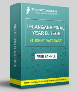 Telangana Final Year B. Tech Student Database 2023